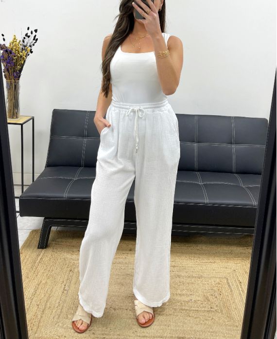 Pantalon Gaze de coton