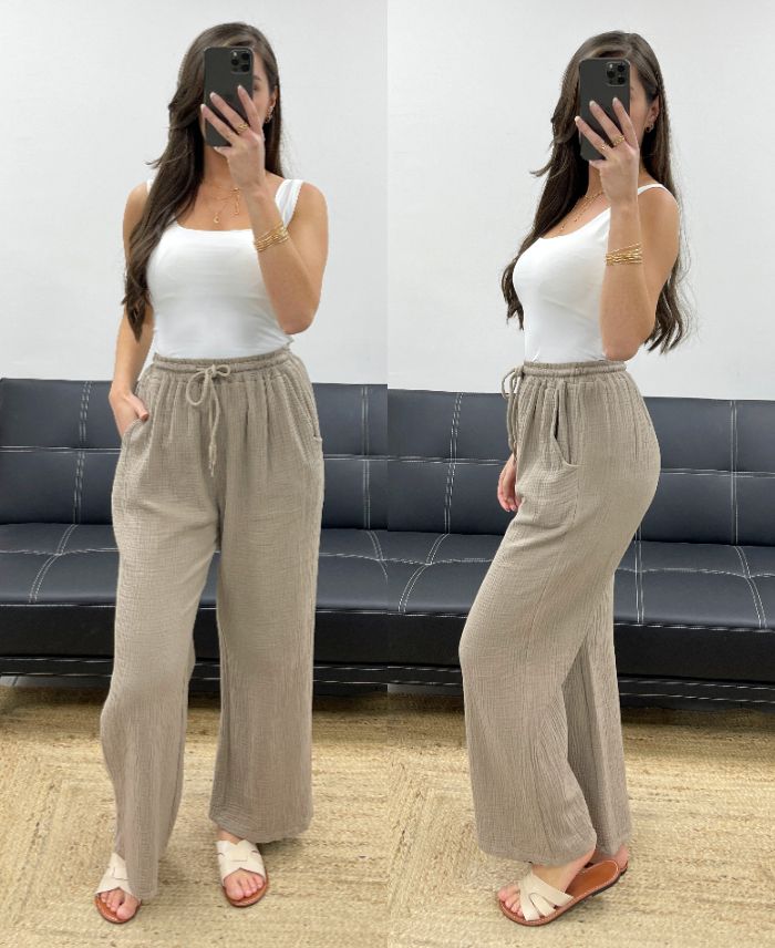 Pantalon Gaze de coton