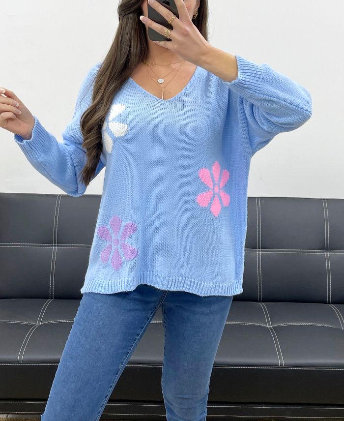 Pullover fleur